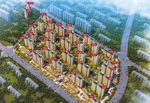 涿州印象城鸟瞰图