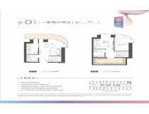 1室2厅2卫（54平）